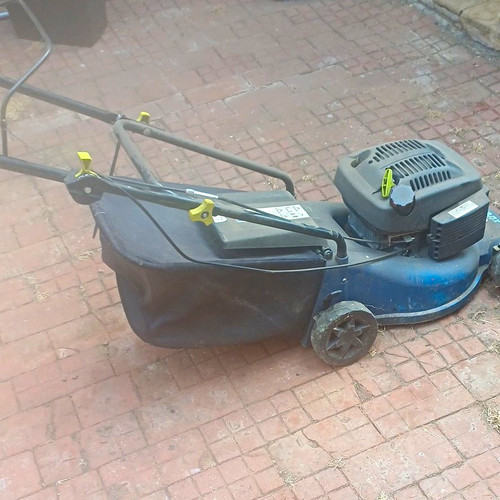 Petrol push rotary lawn mower - push,