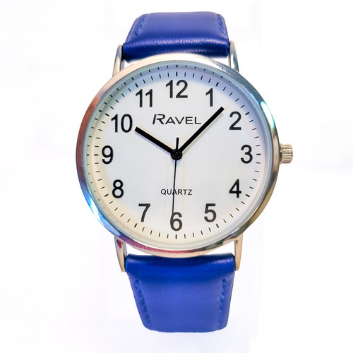 Ravel easy read unisex quartz - easy,