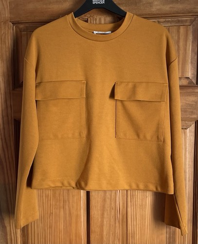 Zara mustard long sleeve short - zara,