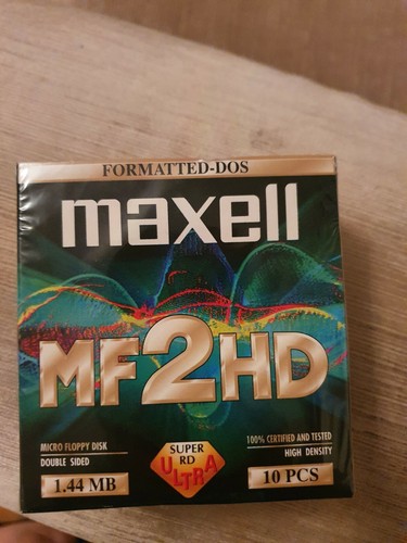 Maxell mf2hd floppy disk - maxell,