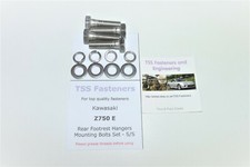 Kawasaki Z750 E Series - Rear Footrest Hangers Bolts Set - S/Steel - UK Seller 