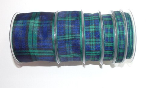 Tartan ribbon berisfords - tartan, by