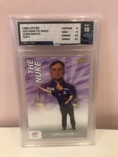 2025 Panini PDC World Championships Luke Littler Scoring Machine Card Graded 10