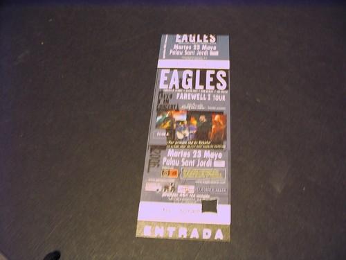 Eagles ticket barcelona 2006 - ticket,