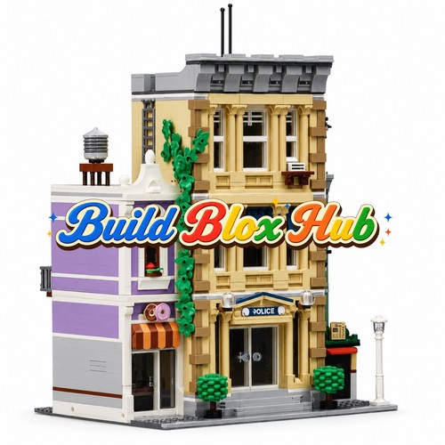 Police station 2923pcs modular - station,