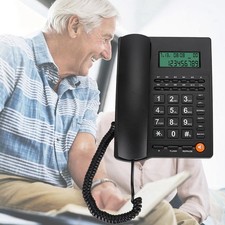 L019 3 English Trade Call Desk Display Caller ID Telephone For Home Hotel