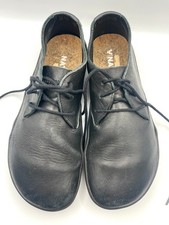 Vivobarefoot RA Black Leather Oxford Shoes Size Mens EU 41 UK 7 Made in Portugal