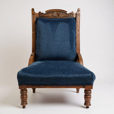 Antique Victorian Oak Chair