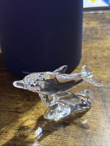 Swarovski crystal dolphin a - dolphin, on
