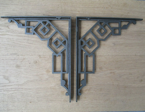 Pair art deco - pair, iron