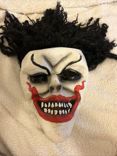 Scary clown mask - clown,