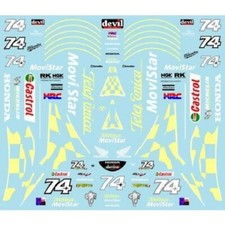 Decals fortamiya honda - 1/12,