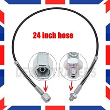 AIR RIFLE FILLING CHARGING HOSE LINE WHIP PUMP GUN PCP ADAPTER CONNECTOR 60cm