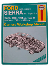 Haynes Ford Sierra Workshop Manual Sapphire 1982-88 1.3/1.6/1.8/2.0 Ghia Petrol