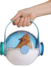 Habitrail OVO Transport Unit for Hamster Mouse Cage, Small Animal Habitat Blue