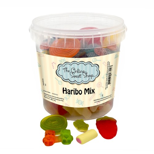 Haribo mix party sweet bucket - mix,