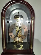 Vintage Mantel TRANSLUCENT German Skeleton Clock with Bell (0448)