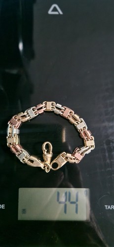 9ct solid gold - solid, bracelet