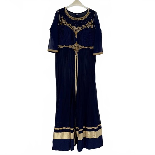 Elegant navy blue embroidered - elegant,