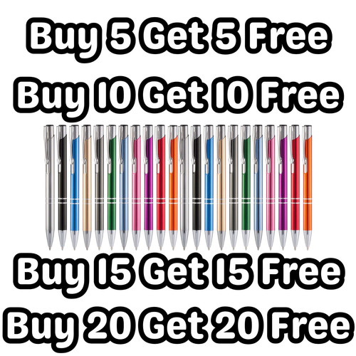 Bogof personalised pen with - personalised,