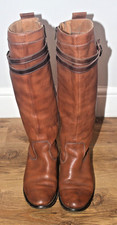 PIKOLINOS Tan Leather Knee High Boots Size 6