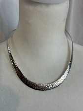 Hammered Sterling Silver Torc