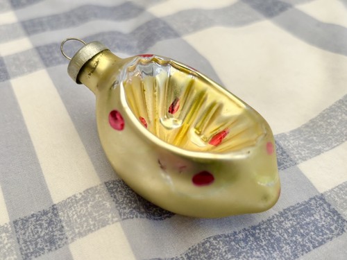 Vintage concave gold mercury - gold,