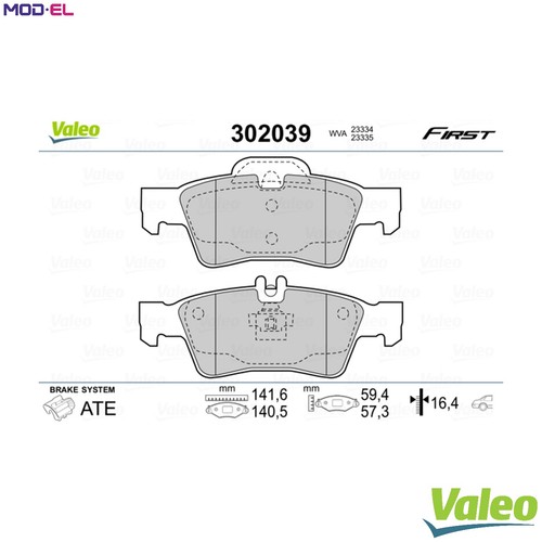 Brake pad set disc - brake,