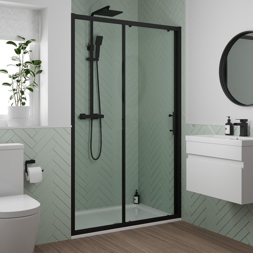1200mm sliding shower - shower, 6mm