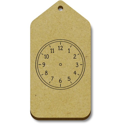 Clock face outline mdf - face, gift