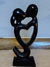 Vintage Dark Hard Wood Carving