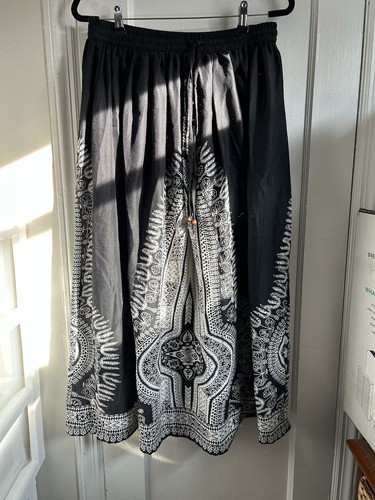 Gypsie blu maxi skirt - blu, l