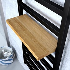 *CLEARANCE* Terma Oak Shelf for SIMPLE Heated Towel Rail; 500 mm