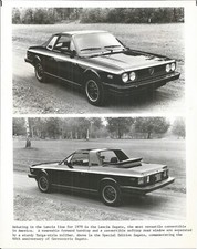 LANCIA BETA ZAGATO SPYDER 1979 PUBLICITY B/W PHOTOGRAPH