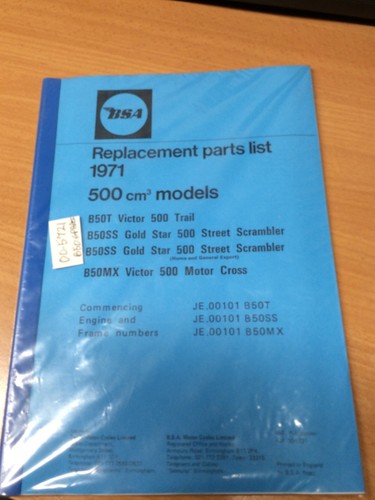 Bsa b50 1971 spares - b50,