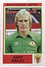Panini Football 85 - # 153 - GARY BAILEY - Manchester United