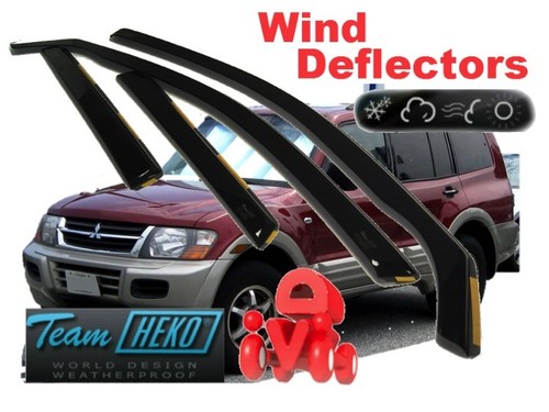 Wind deflectors for - , mitsubishi