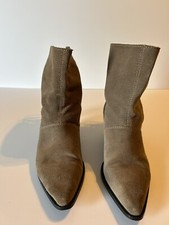ZARA Beige  Suede Leather