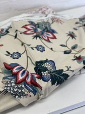 Vintage Waverly Fabric Lady Liberty Jacobean Floral 3m Length 137cm Width
