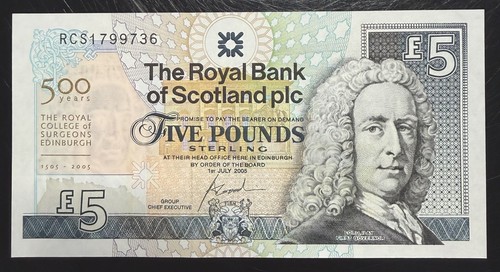 The royal bank - bank, £5