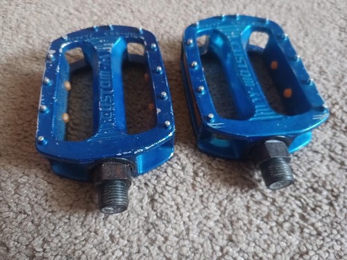 Custom bmx pedals blue - sr,