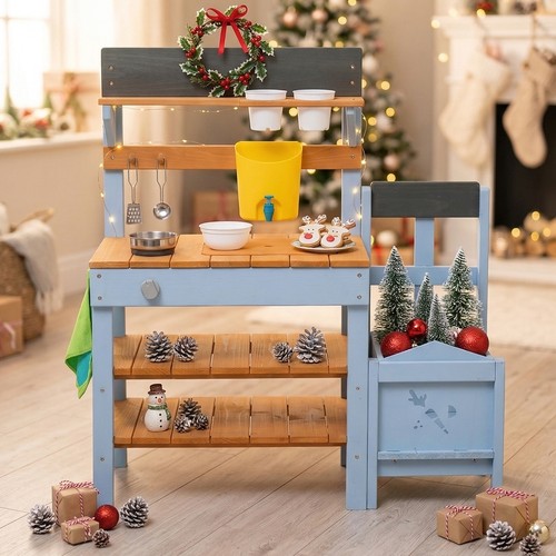 Childrens wooden kitchen - childrens,