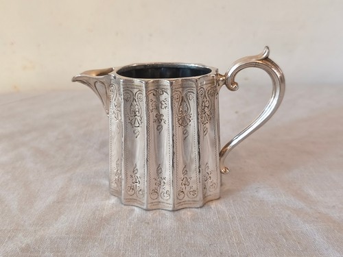 Vintage silver plated creamer - vintage,