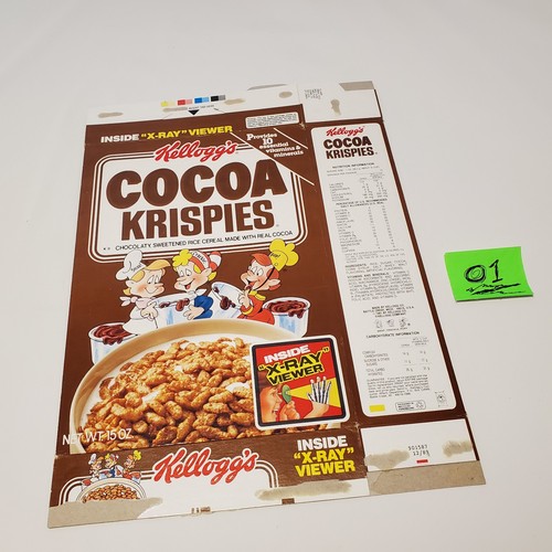 Kellogg cereal box ray - kellogg's, x