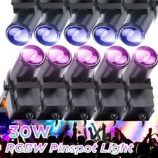 10pcs RGBW Pin Spot Light LED