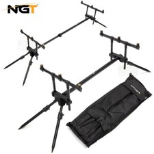 NGT Quickfish Pod MK2-I 3 Rod Pod Fully Adjustable with Case - FP-QUICKFISH-MK2-