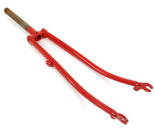 Vintage 50/60s Claud Butler Holdsworth Road Bike Forks 27" 212mm 1" Red VF-12-F5