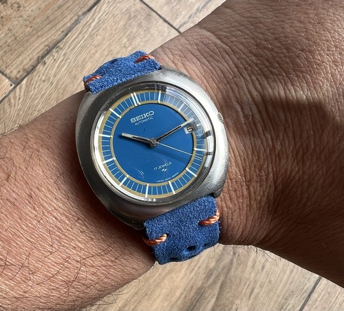 Vintage seiko ufo - blue, dial