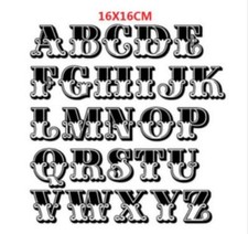 Letters Metal Cutting Dies Scrapbooking Album Paper Cards Crafts Embossing Die