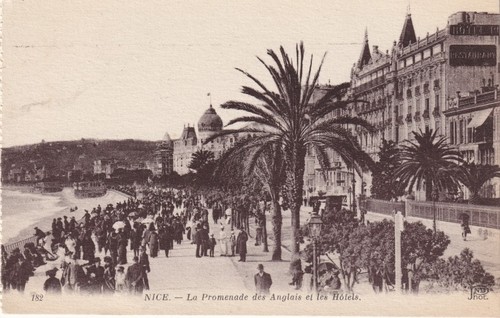 Topographical postcard nice - topographical,